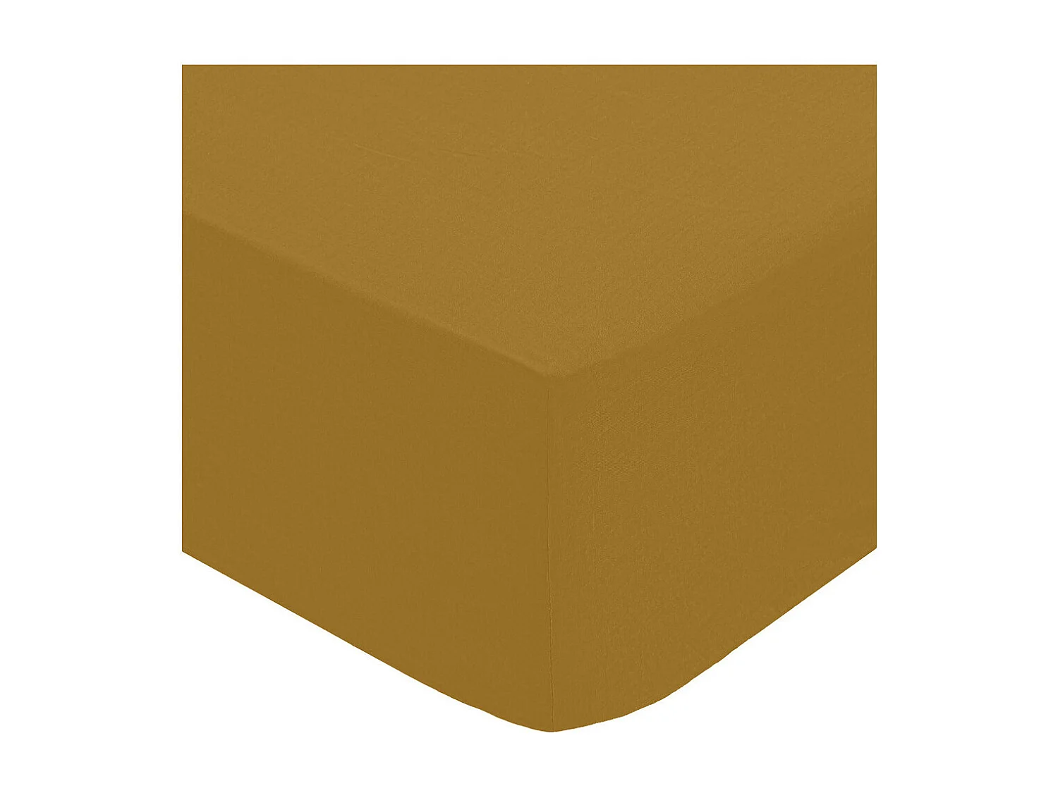 Drap Housse 1 Personne "Percale" 90x190cm Mordoré