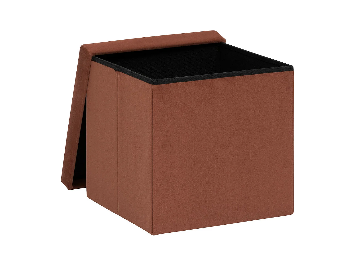 Puff plegable con almacenamiento 38 x 38 cm