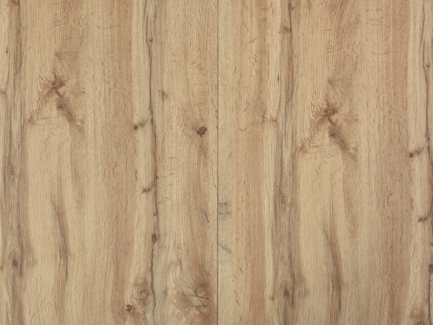 Stół do jadalni rozkładany dla 4 do 10 osób z MDF i metalu - Naturalny i czarny - EMELIA