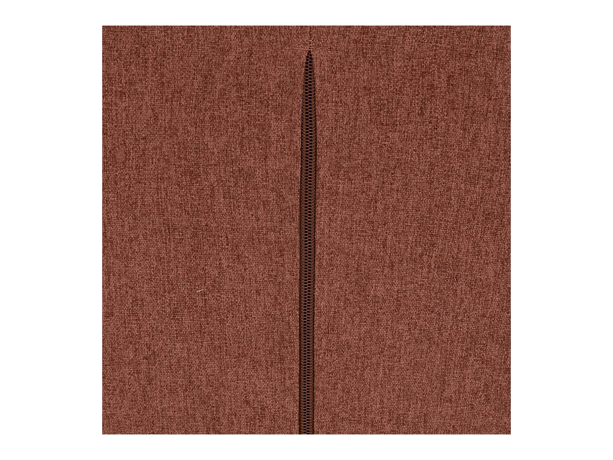 Fauteuil chauffeuse tissu chiné Terracotta