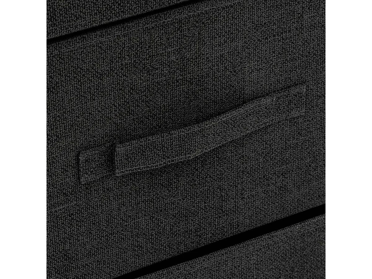 Meuble de Rangement 3 Tiroirs "Tissa" 73cm Gris Foncé