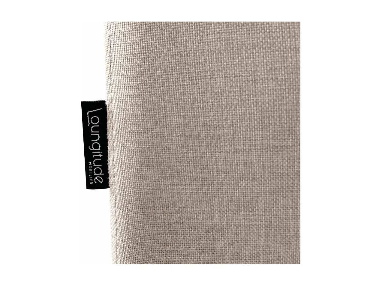 Canapé d'angle gauche convertible Paola 4 places avec coffre en tissu - Beige - L261 x P198 x H80cm - Loungitude