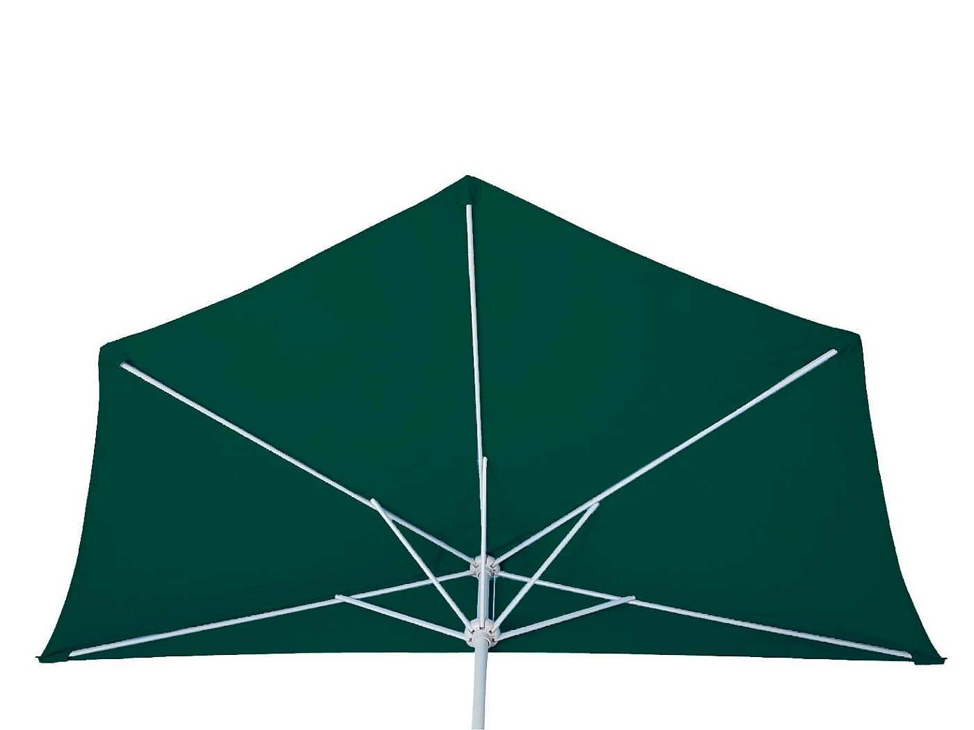 Parasol Lorca I semi-circulaire UV 50,  270cm vert sans support