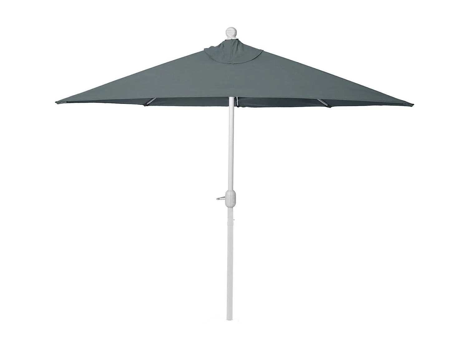 Parasol Lorca I halfronde UV 50+,  270cm antraciet zonder voet