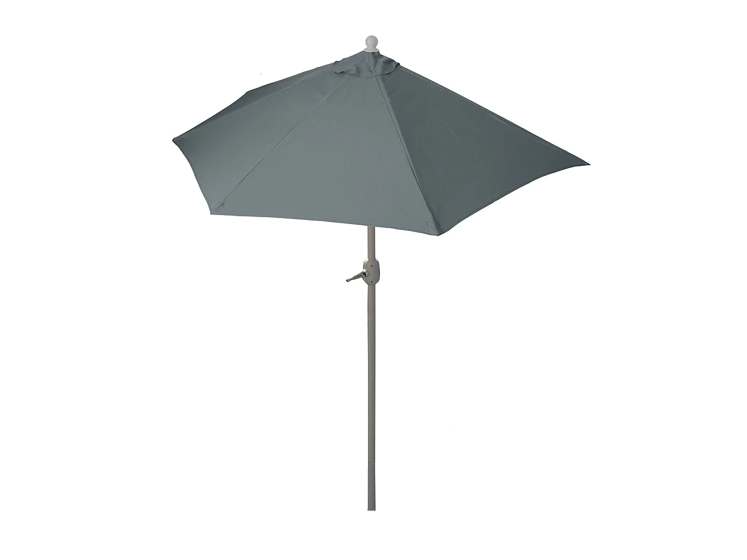 Parasol Lorca I półokrągły UV 50+,  270cm antracyt bez stojaka