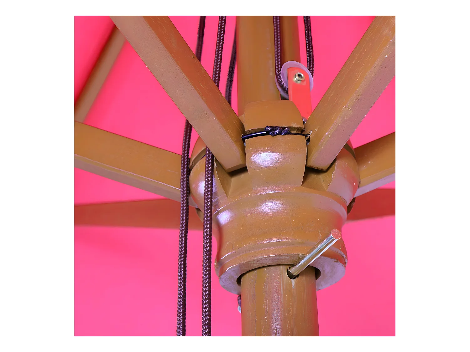 Parasol Lisbonne Ø 3m,  rose