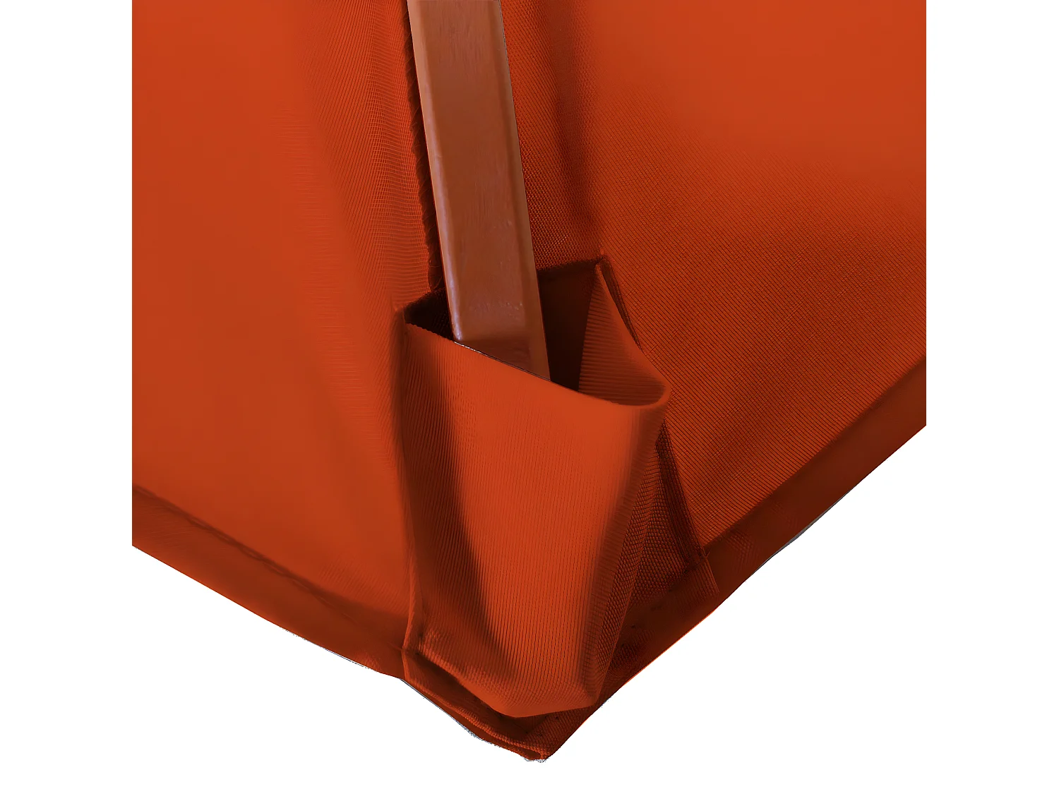 Parasol Lisbonne Ø 3,5m,  terre-cuite