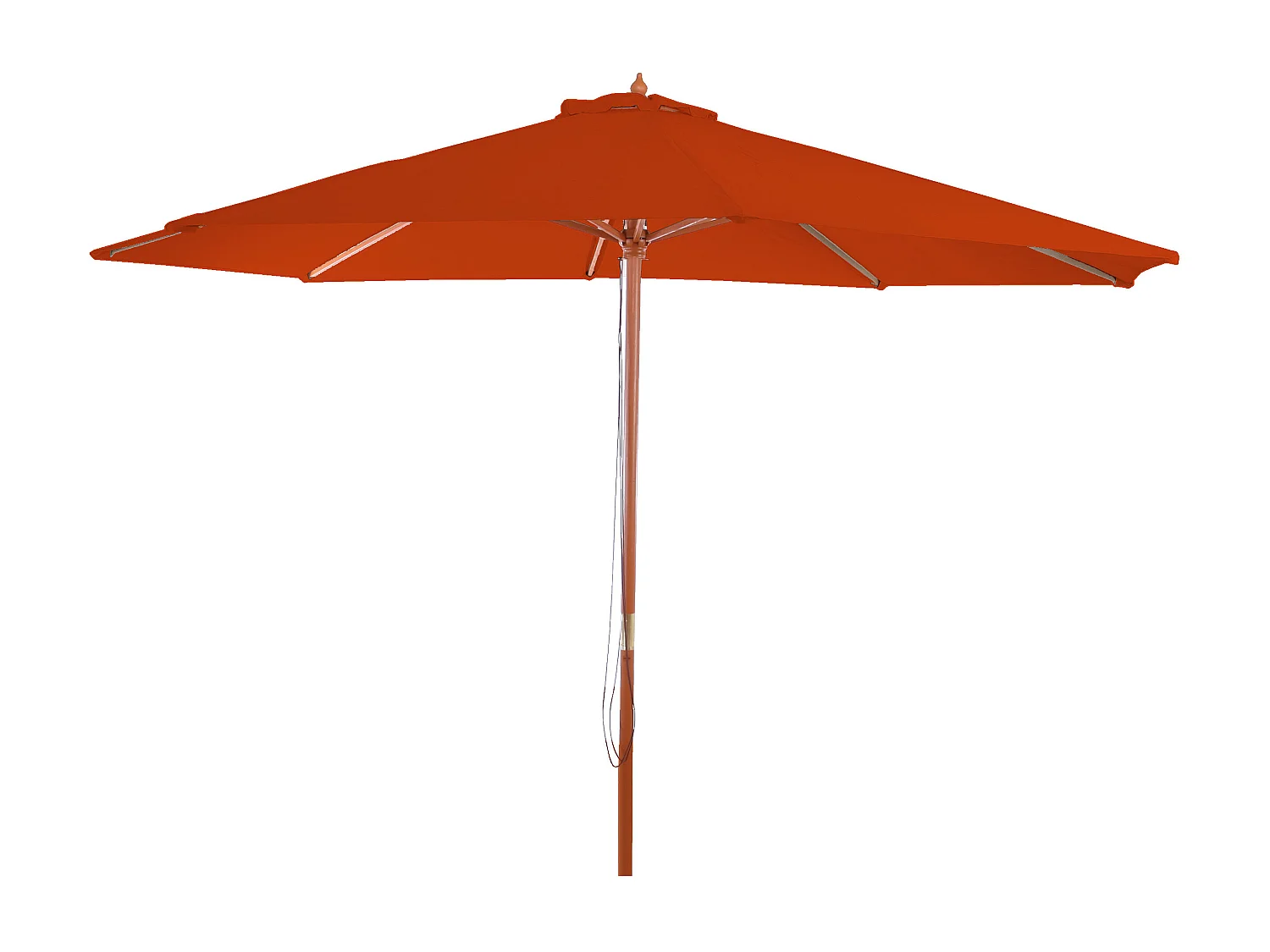 Parasol Lisbonne Ø 3,5m,  terre-cuite