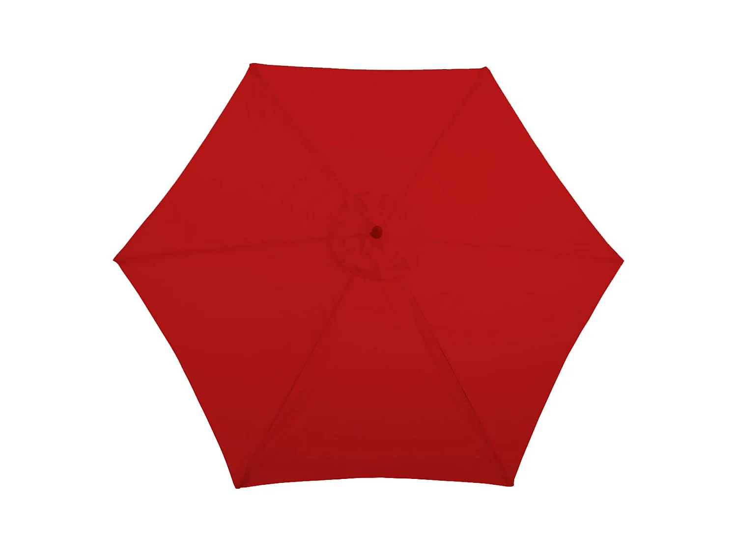 Parasol Lisbon III rond,  rood