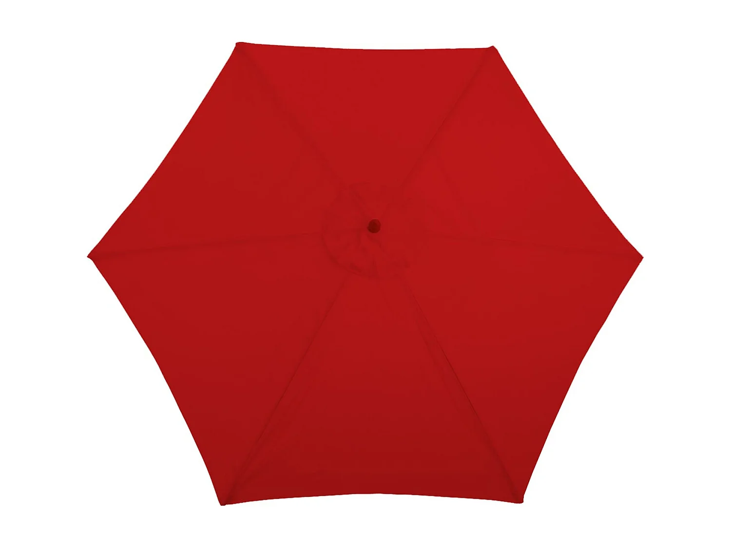 Parasol Lisbonne Ø 3m,  rouge
