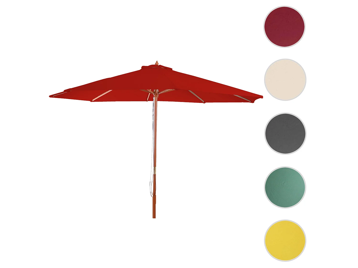 Parasol Lissabon,  rood