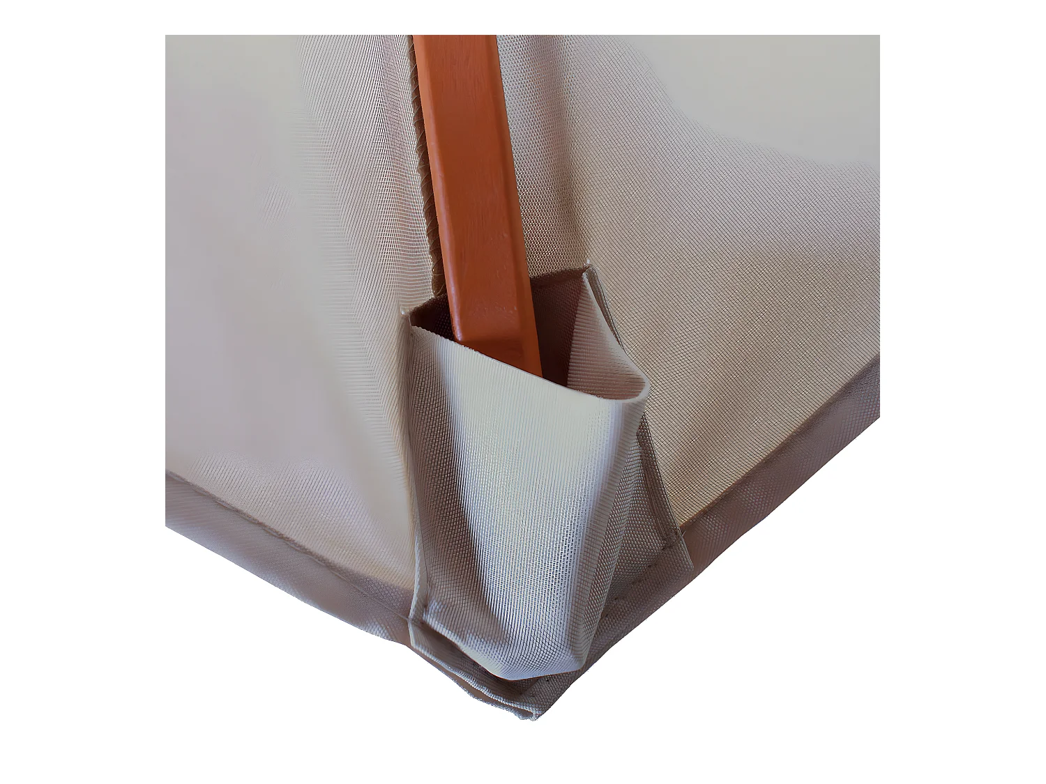 Parasol Lissabon III rond,  crème