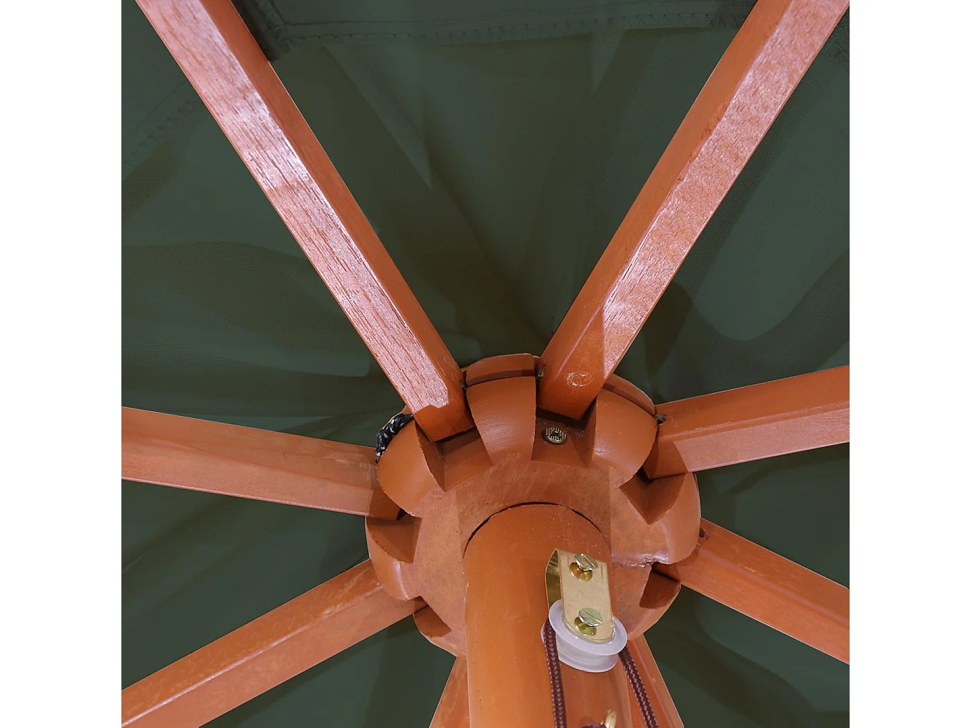 Parasol Lisbonne Ø 3,5m,  vert