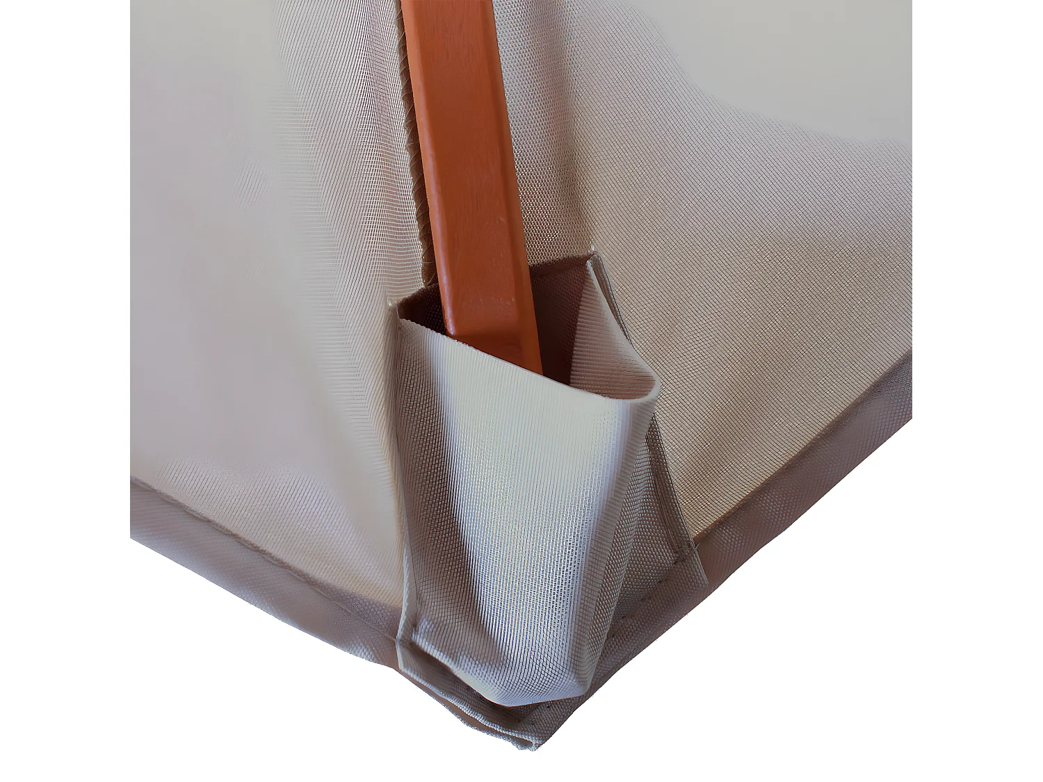 Ombrellone giardino spiaggia N82 Florida ø 350cm poliestere avorio