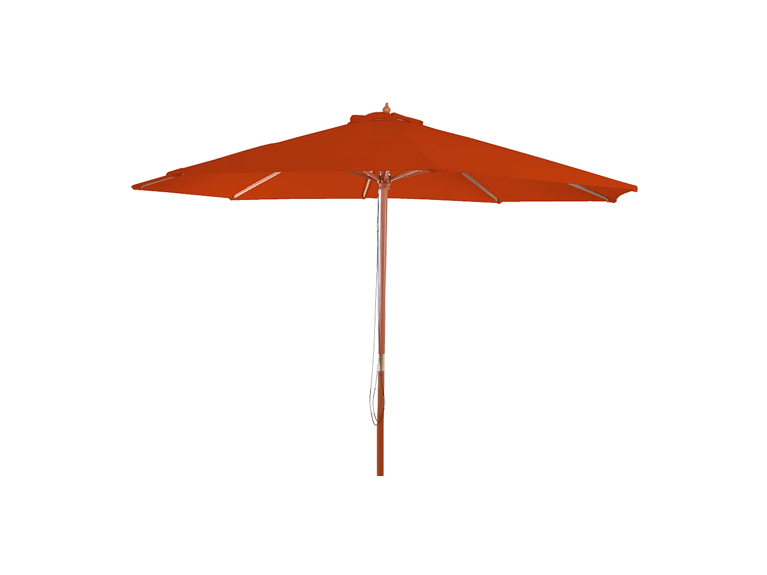 Parasol Lisbonne Ø 3m,  terre-cuite