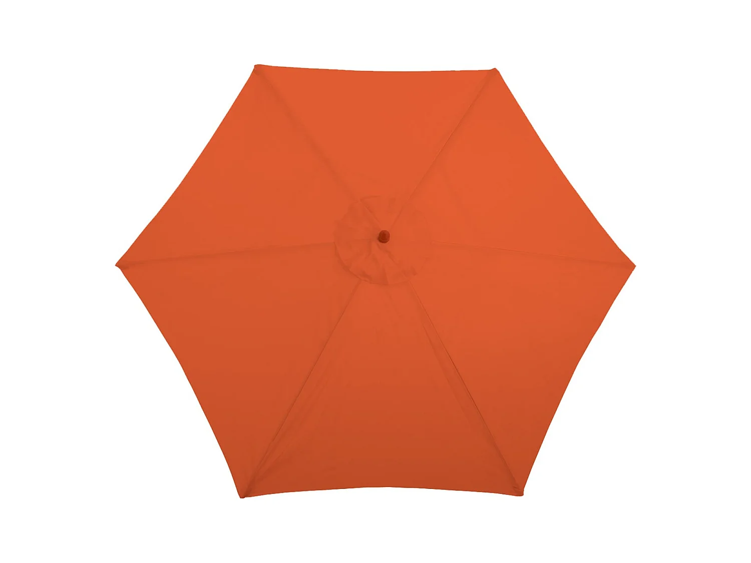 Parasol Lisbon III rond,  terracotta