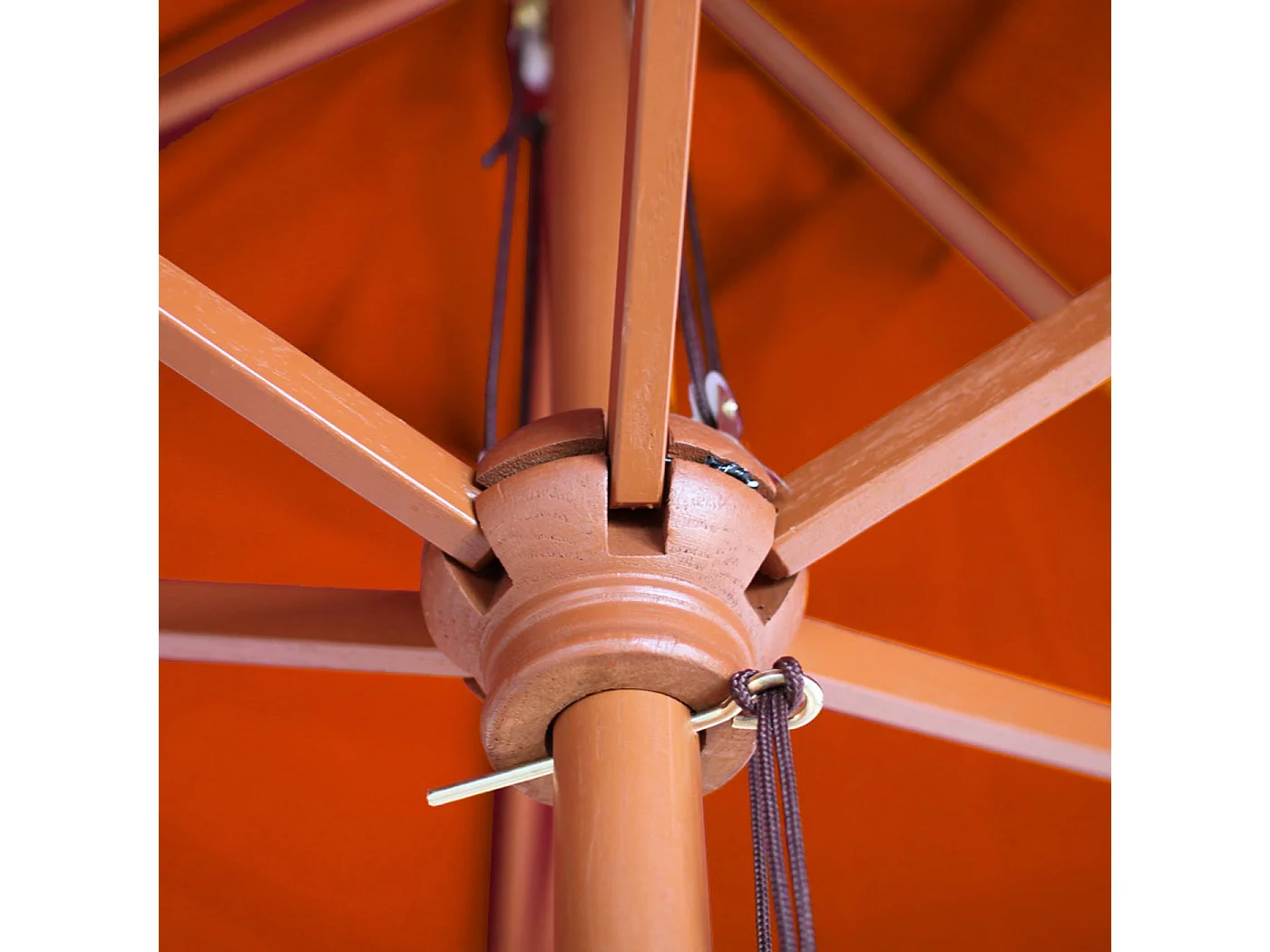 Parasol Lisbonne Ø 3m,  terre-cuite