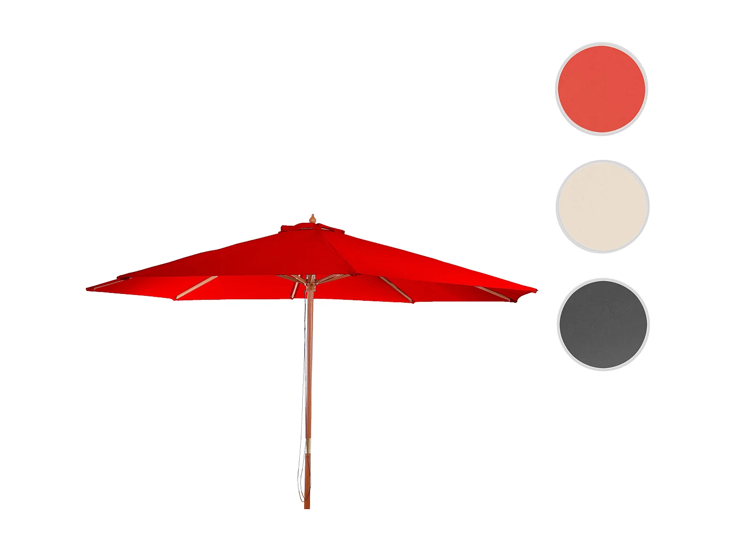 Lisbon parasol,  burgundy