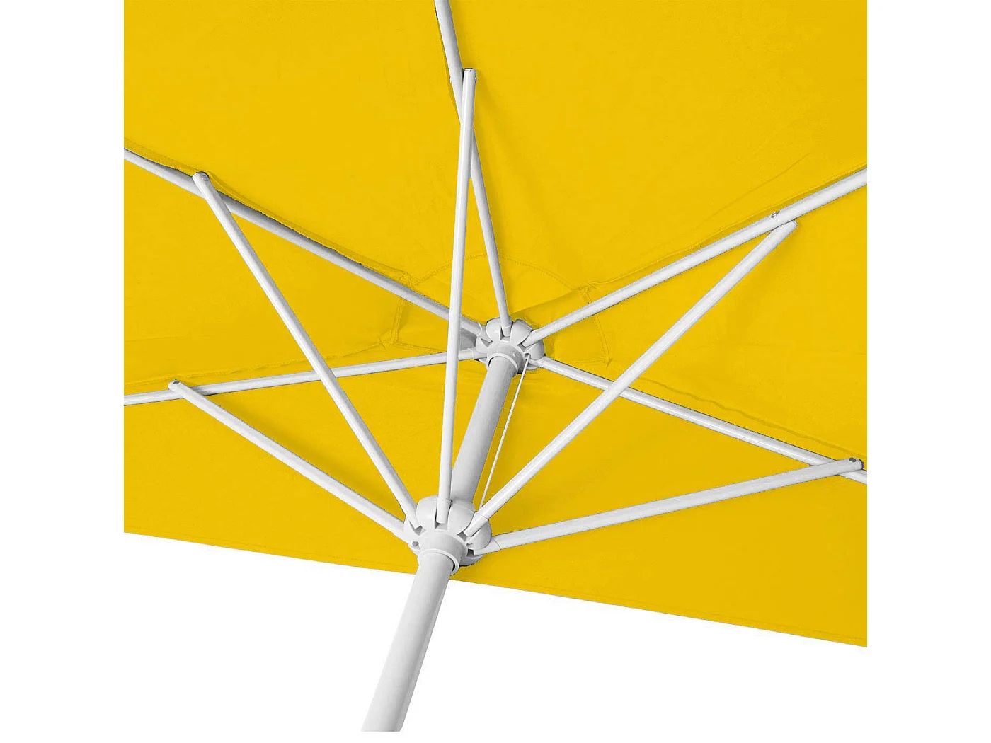 Parasol Lorca I halfrond UV 50+,  270cm geel zonder voet