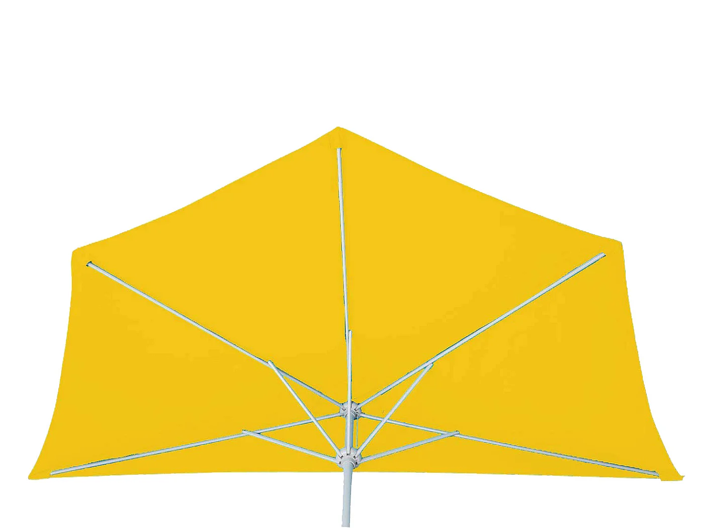 Parasol Lorca I semi-circulaire UV 50,  270cm jaune sans support