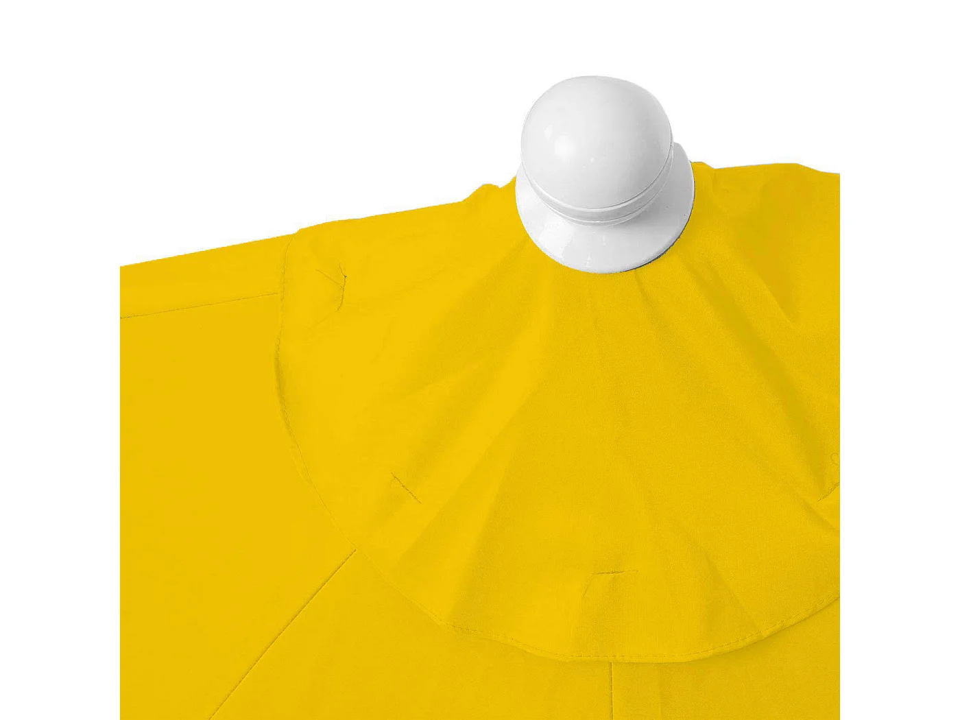 Parasol Lorca I semi-circulaire UV 50,  270cm jaune sans support
