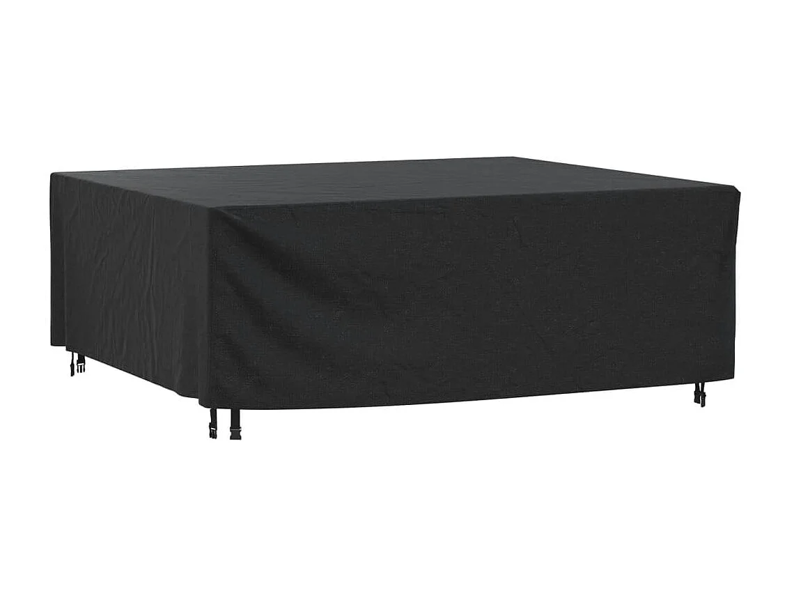 Housse de salon de jardin noir 200x160x70 cm imperméable 420D