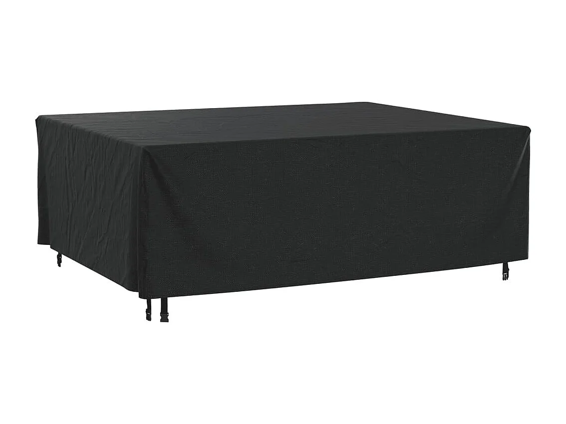 Housse de salon de jardin noir 200x160x70 cm imperméable 420D