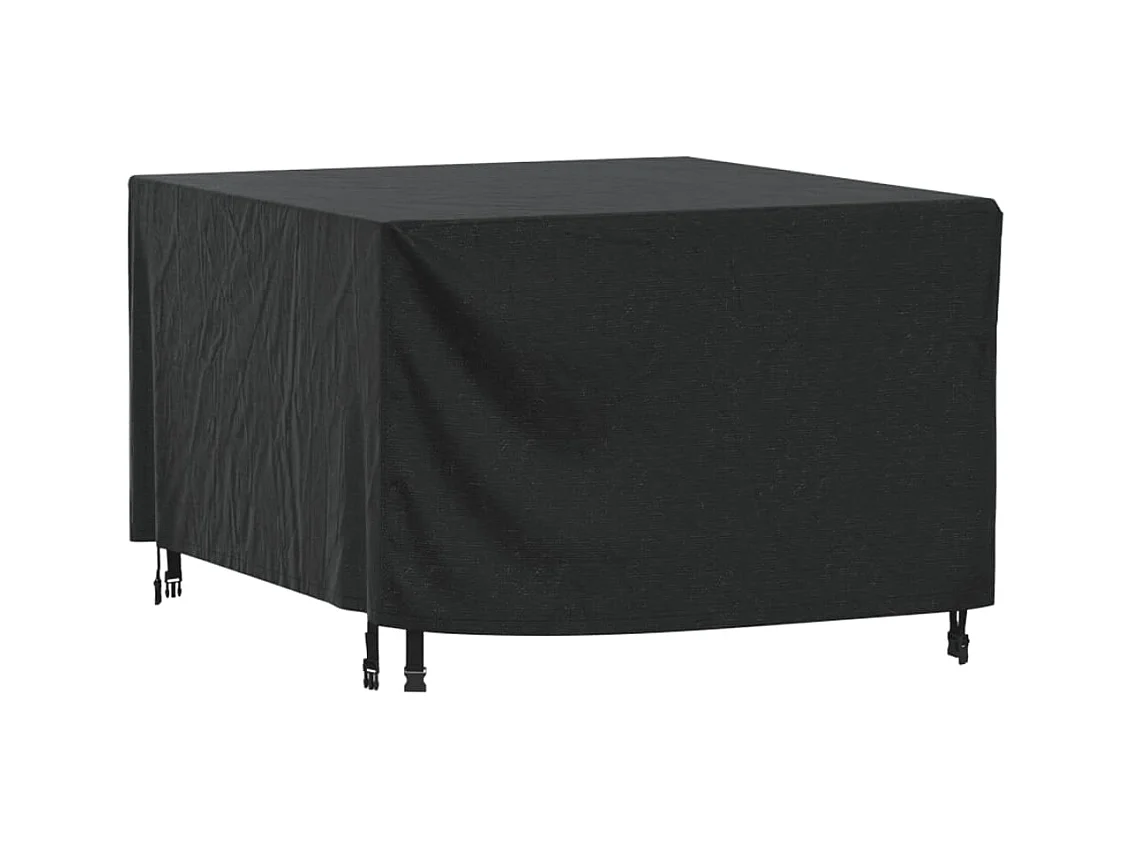 Housse de salon de jardin noir 113x113x73 cm imperméable 420D