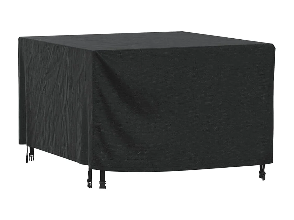 Tuinmeubelhoes waterdicht 420D 113x113x73 cm zwart