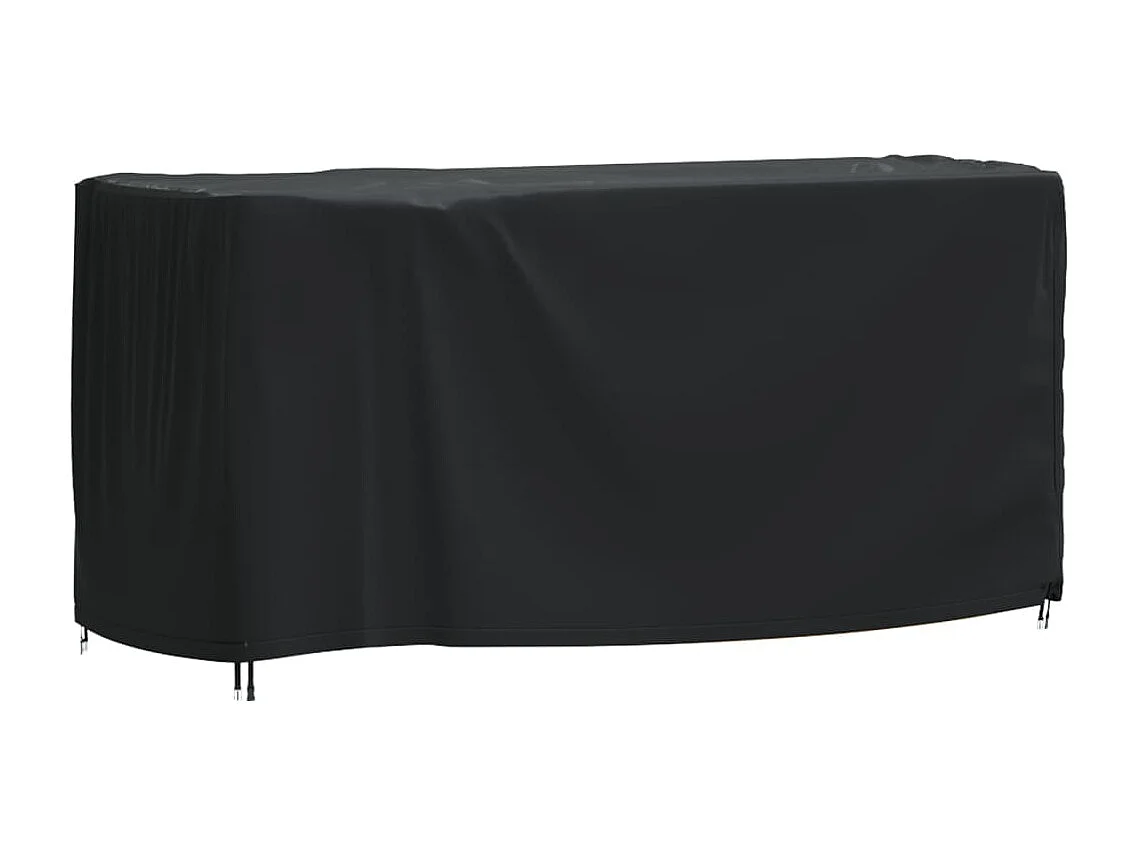 Gartenmöbel-Abdeckung Schwarz 180x70x90 cm Wasserdicht 420D