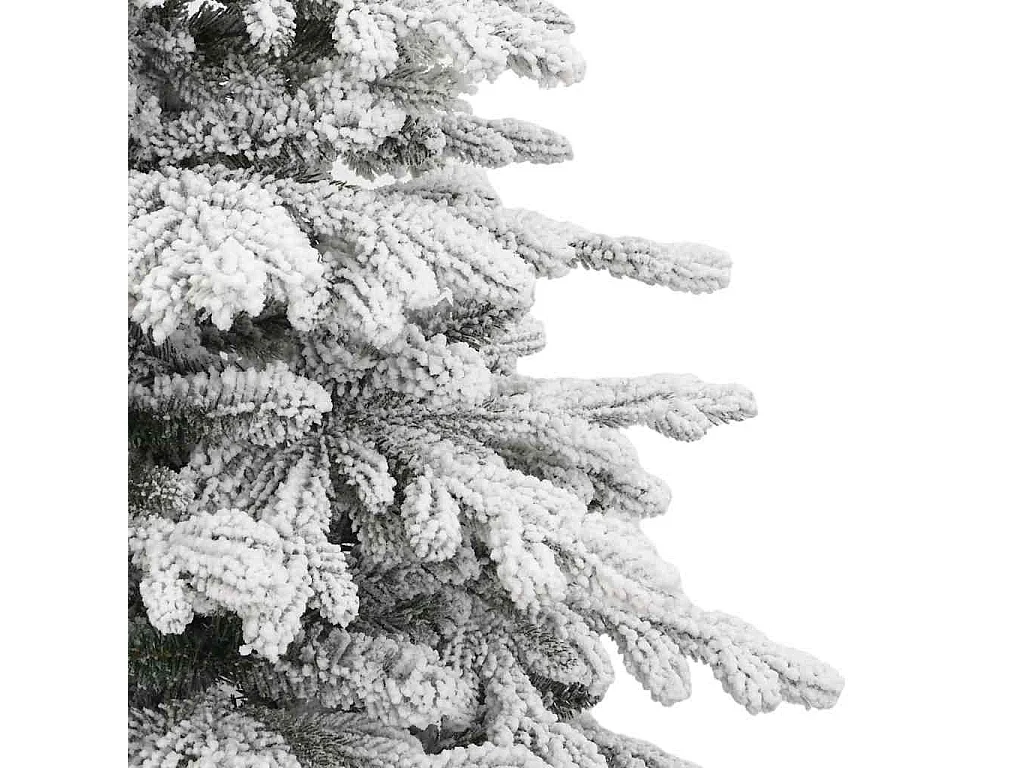 Sapin de Noël artificiel à charnières avec neige floquée 180 cm