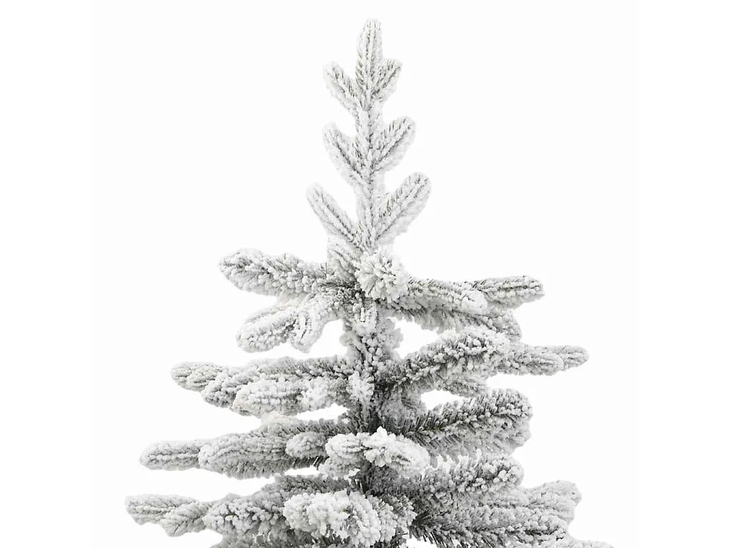 Kunstkerstboom met scharnieren en sneeuw 180 cm