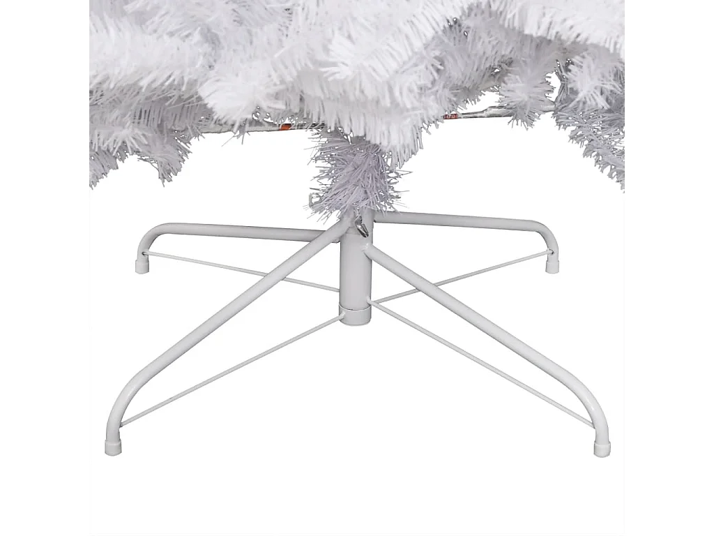 Árvore de Natal artificial articulada c/ flocos de neve 270 cm