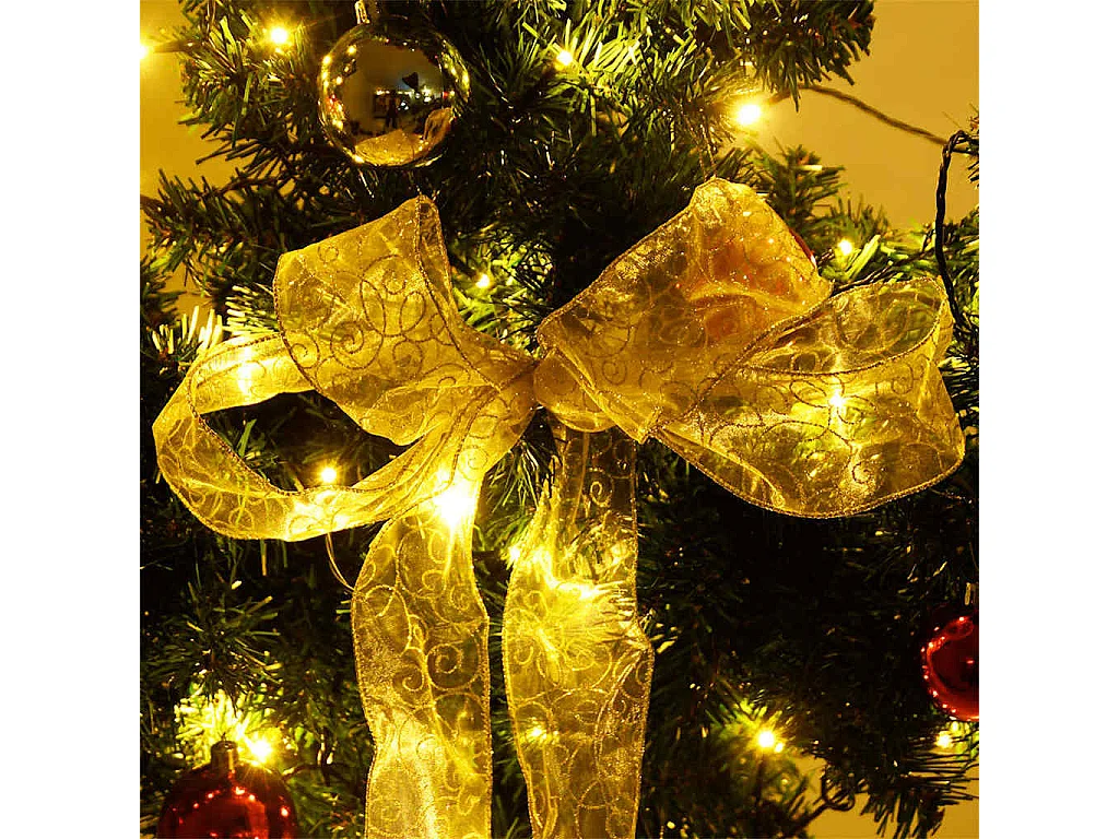 Kerstcactus met standaard en LED's 180 cm PVC groen