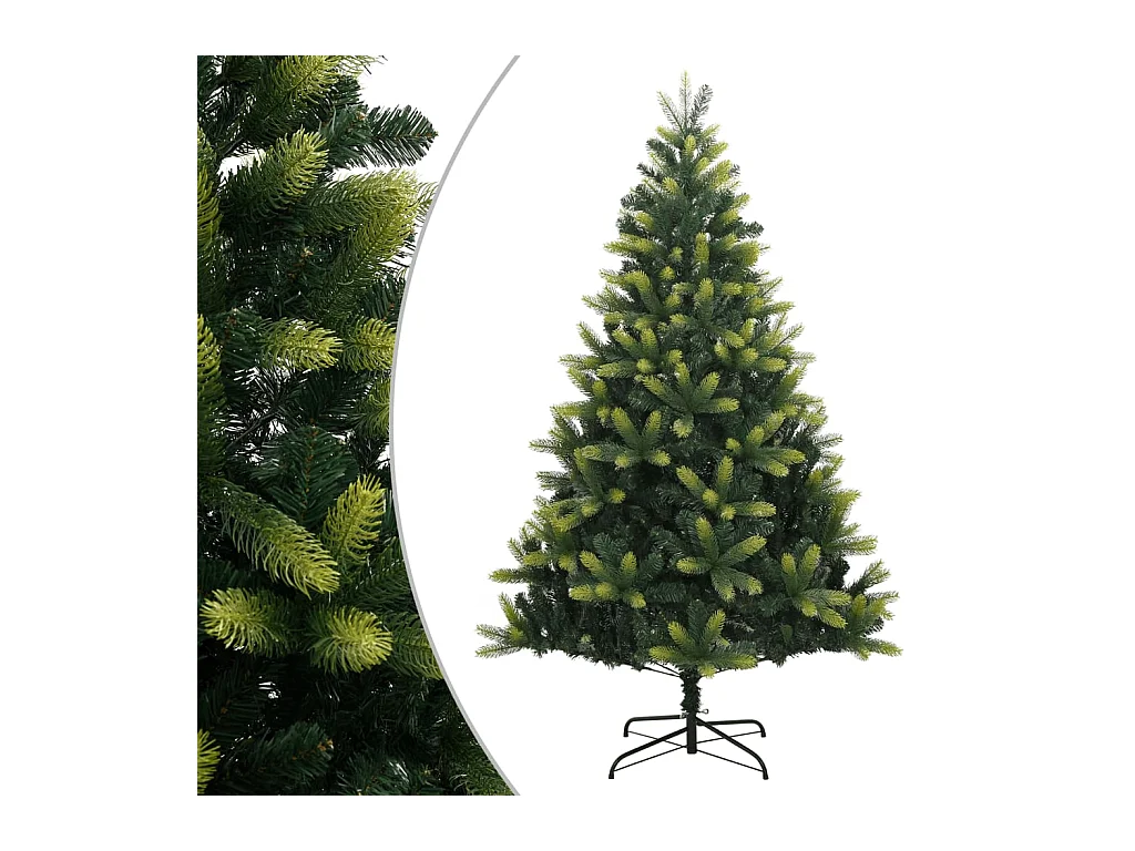 Kunstkerstboom met scharnieren en standaard 240 cm