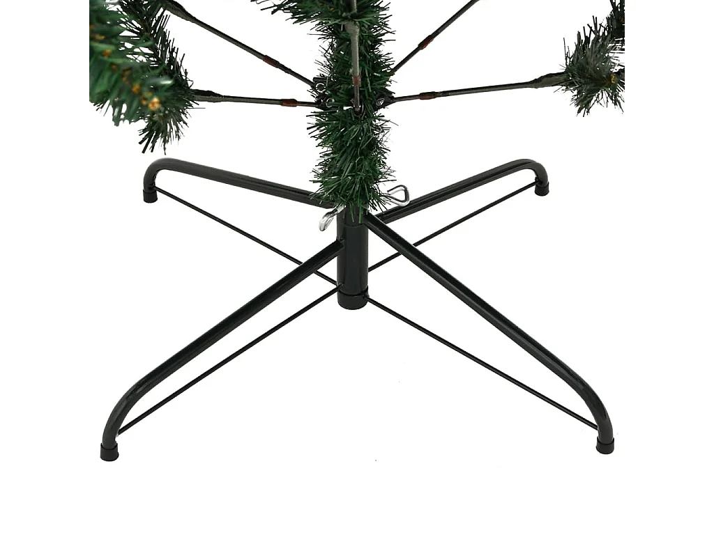 Árvore de Natal artificial articulada com suporte 240 cm
