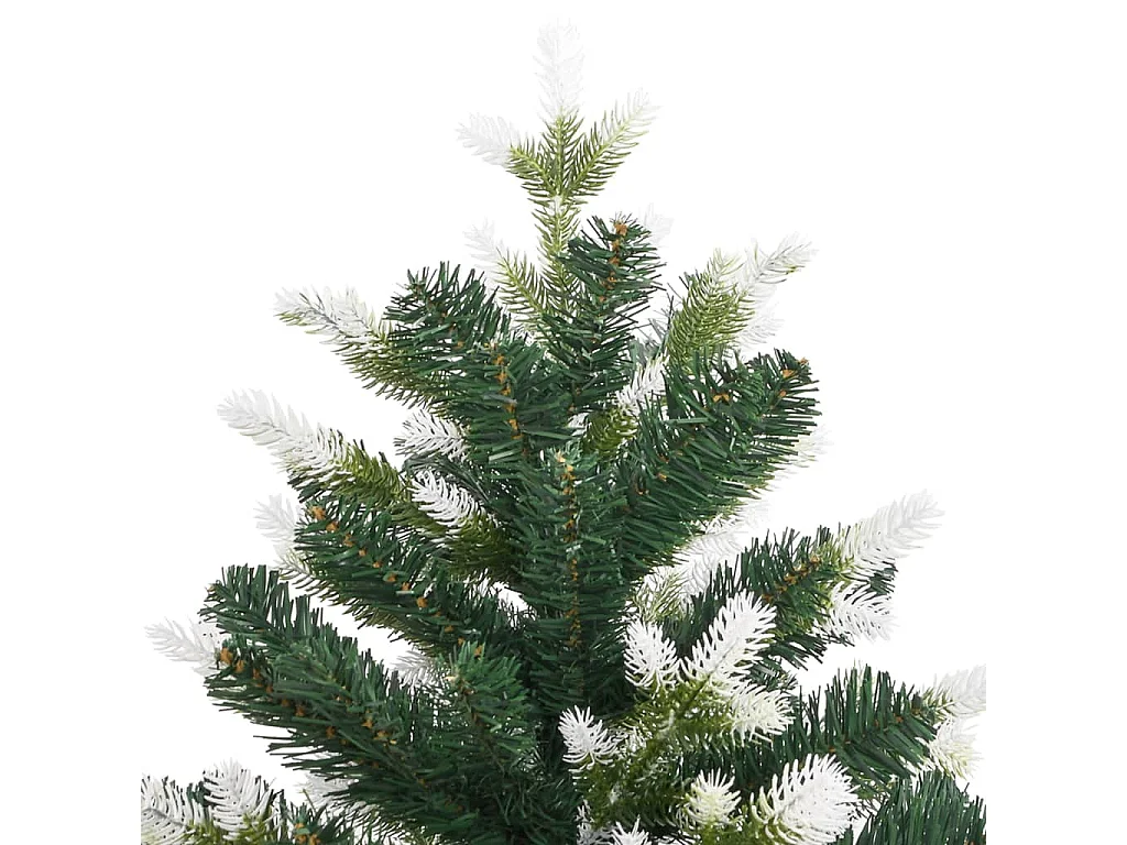Kunstkerstboom met scharnieren en sneeuw 150 cm