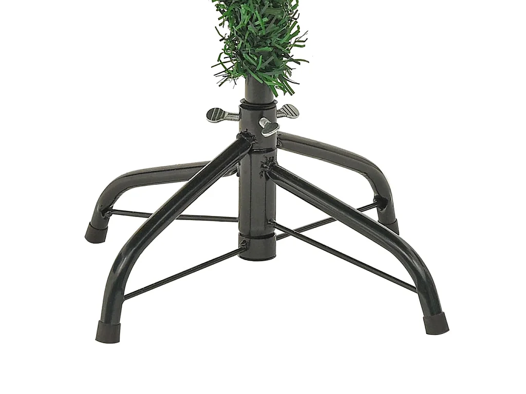 Árvore de Natal com pinhas pré-iluminada 150 cm PVC e PE verde