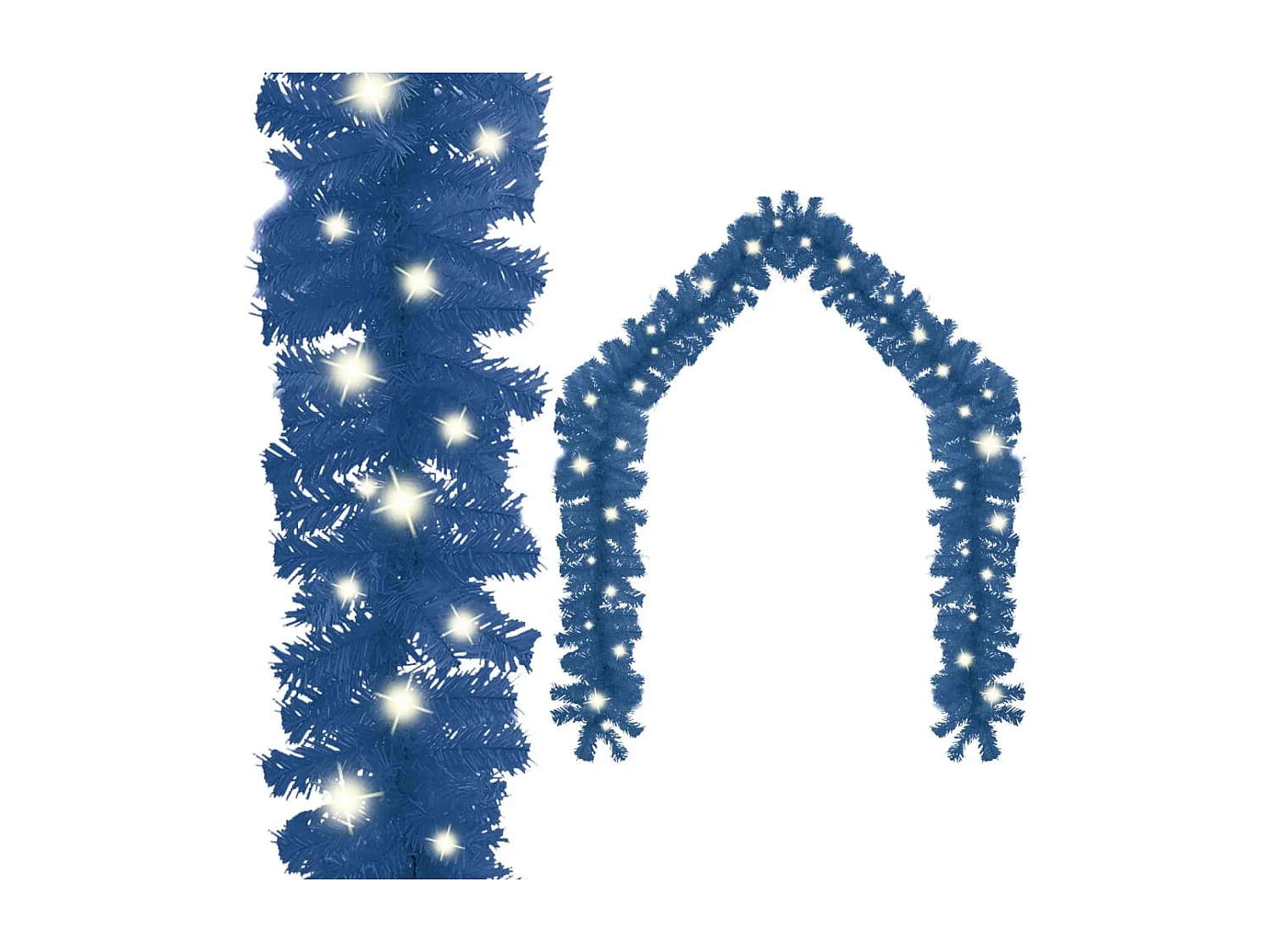 Guirlande de Noël avec lumières LED 20 m Bleu