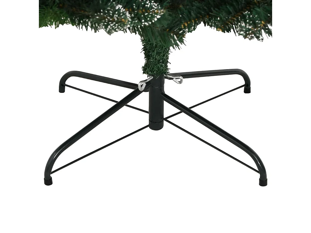 Kunstkerstboom met scharnieren en rode bessen 240 cm
