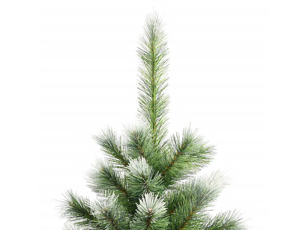 Kunstkerstboom met scharnieren en sneeuw 180 cm