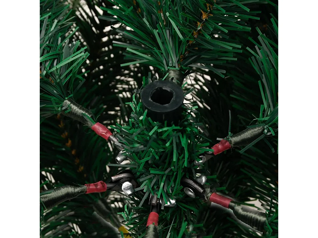 Sapin de Noël artificiel avec pommes de pin et baies 120 cm