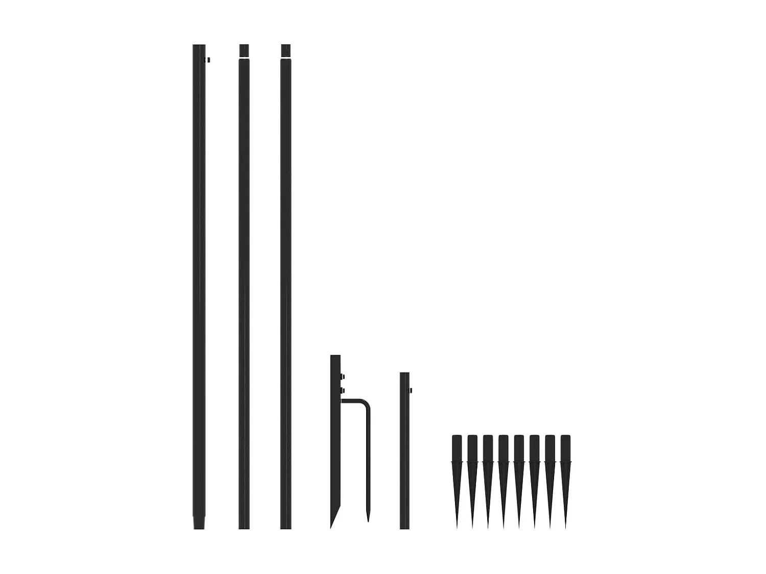 LED-Lichterkette Weihnachtsbaum Indoor Outdoor 576 LEDs 3,6 m