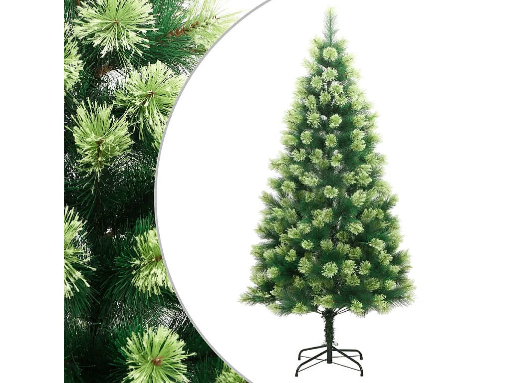 Kunstkerstboom met scharnieren en standaard 210 cm