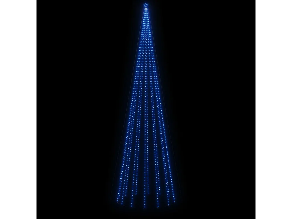 Arbre de Noël cône 1134 LED Bleues 230x800 cm