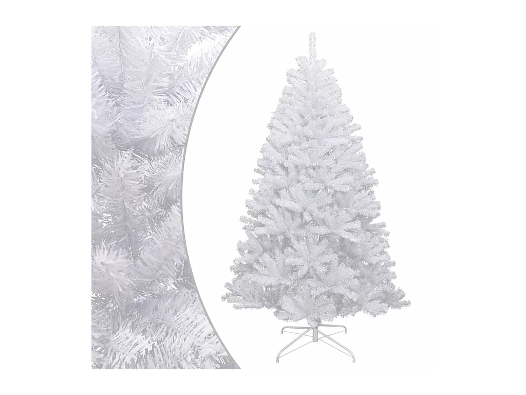 Kunstkerstboom met scharnieren en sneeuw 180 cm