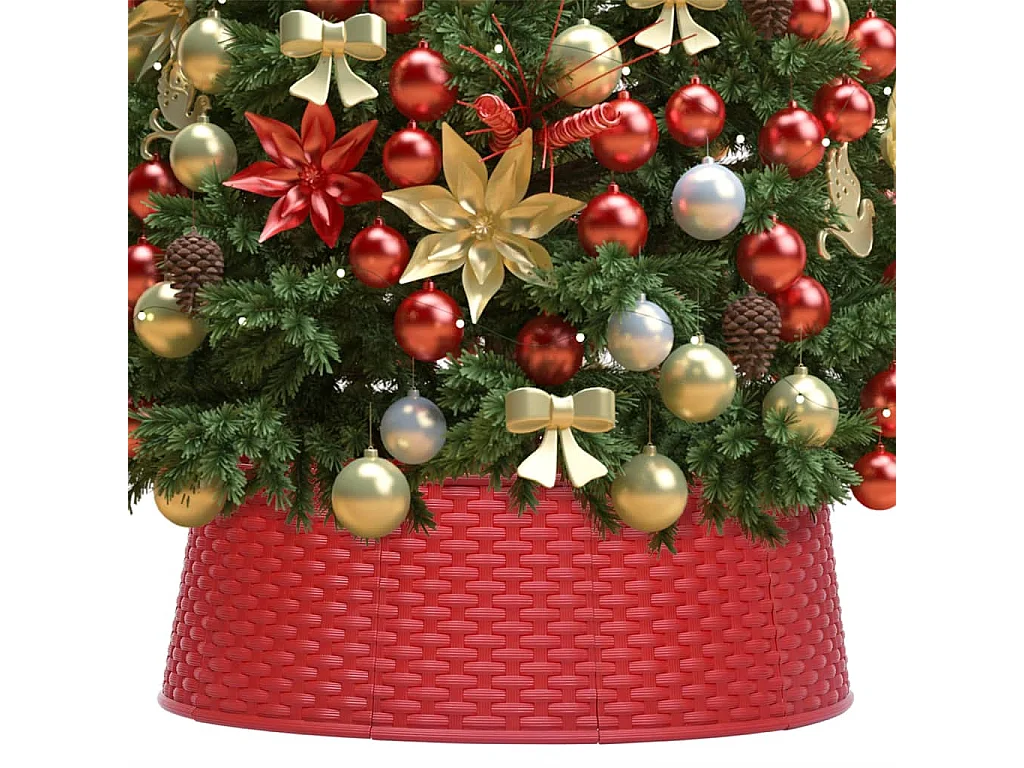 Kerstboomrok Ø65x19,5 cm rood