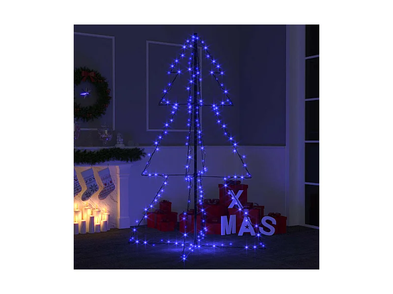 Kegelkerstboom 200 LED's binnen en buiten 98x150 cm