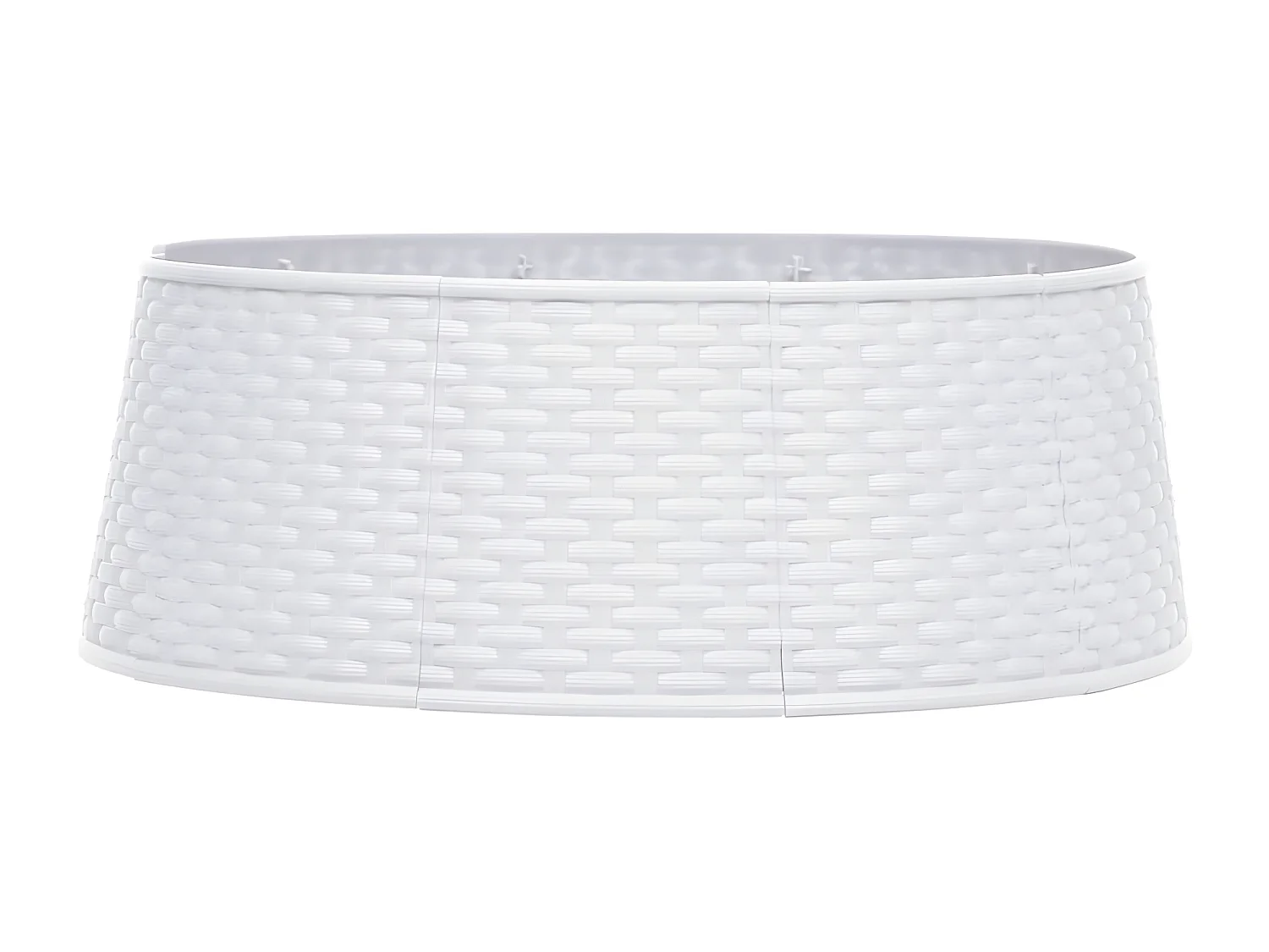 Jupe de sapin de Noël Blanc Ø54x19,5 cm
