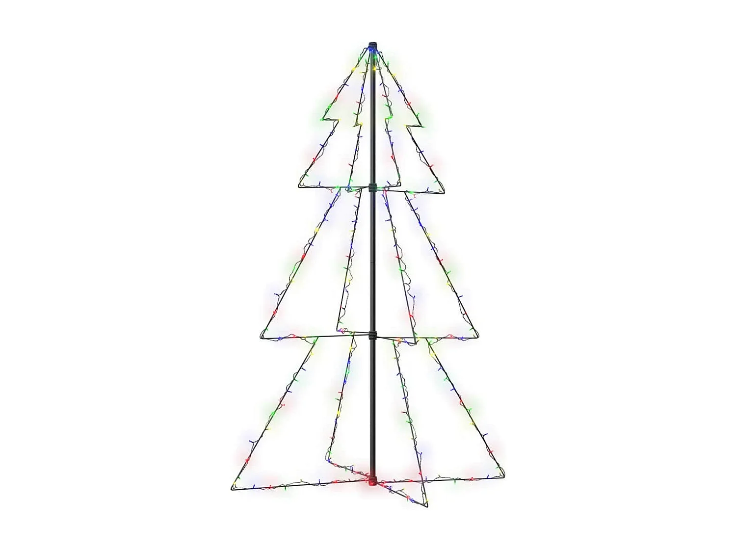 Weihnachtsbaum in Kegelform 200 LEDs Indoor Outdoor 98x150 cm